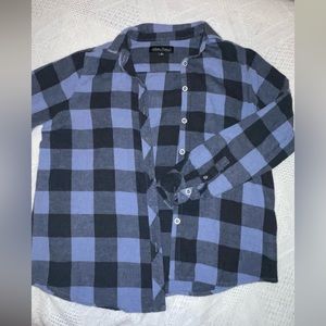 North River Purple and Black Flannel